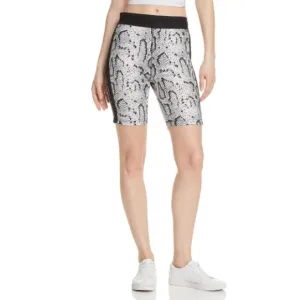 NWT Pam &amp; Gela High Rise Snakeskin Print Bike Shorts Sz. XS