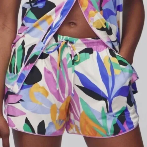 NWT Soma COOL NIGHTS Cami &amp; Printed Short Pajama Set