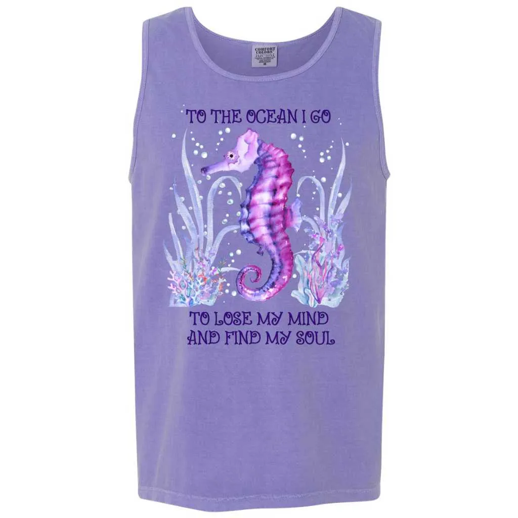 Ocean Soul Boyfriend Tank (Violet)