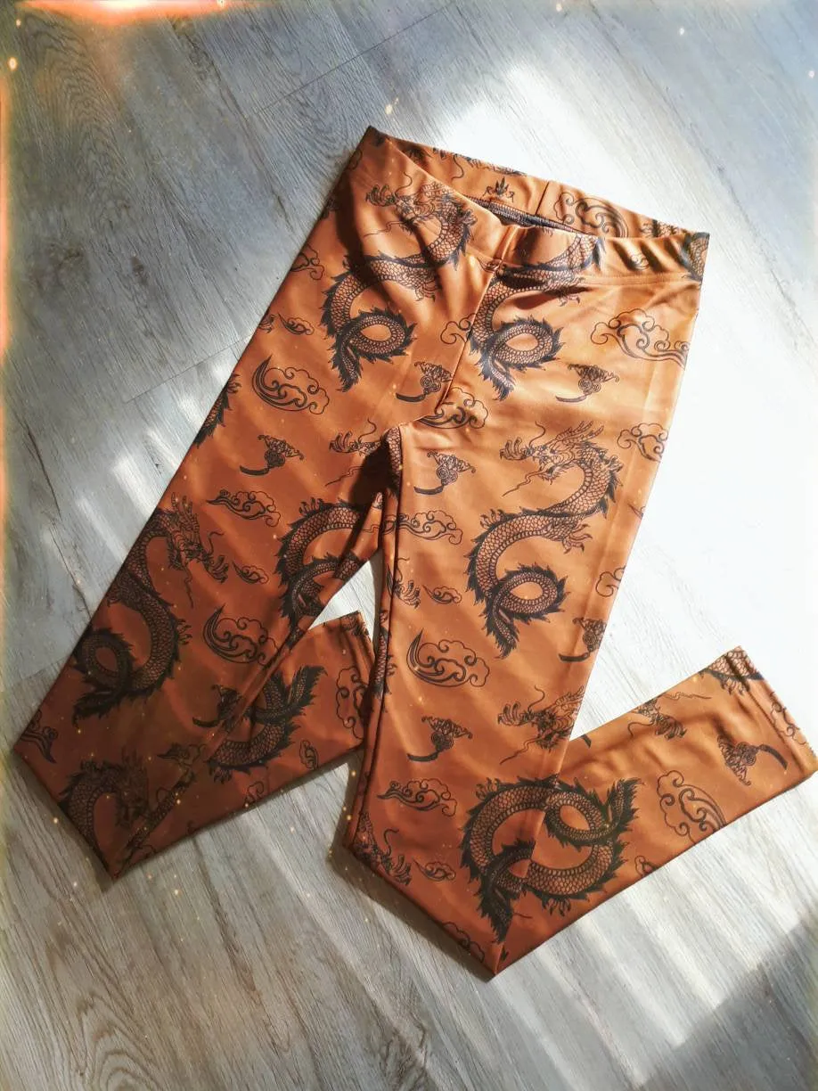 Orient Leggings - Tiger's Eye