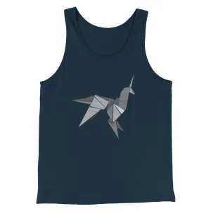 Origami Unicorn Funny Movie Men/Unisex Tank Top