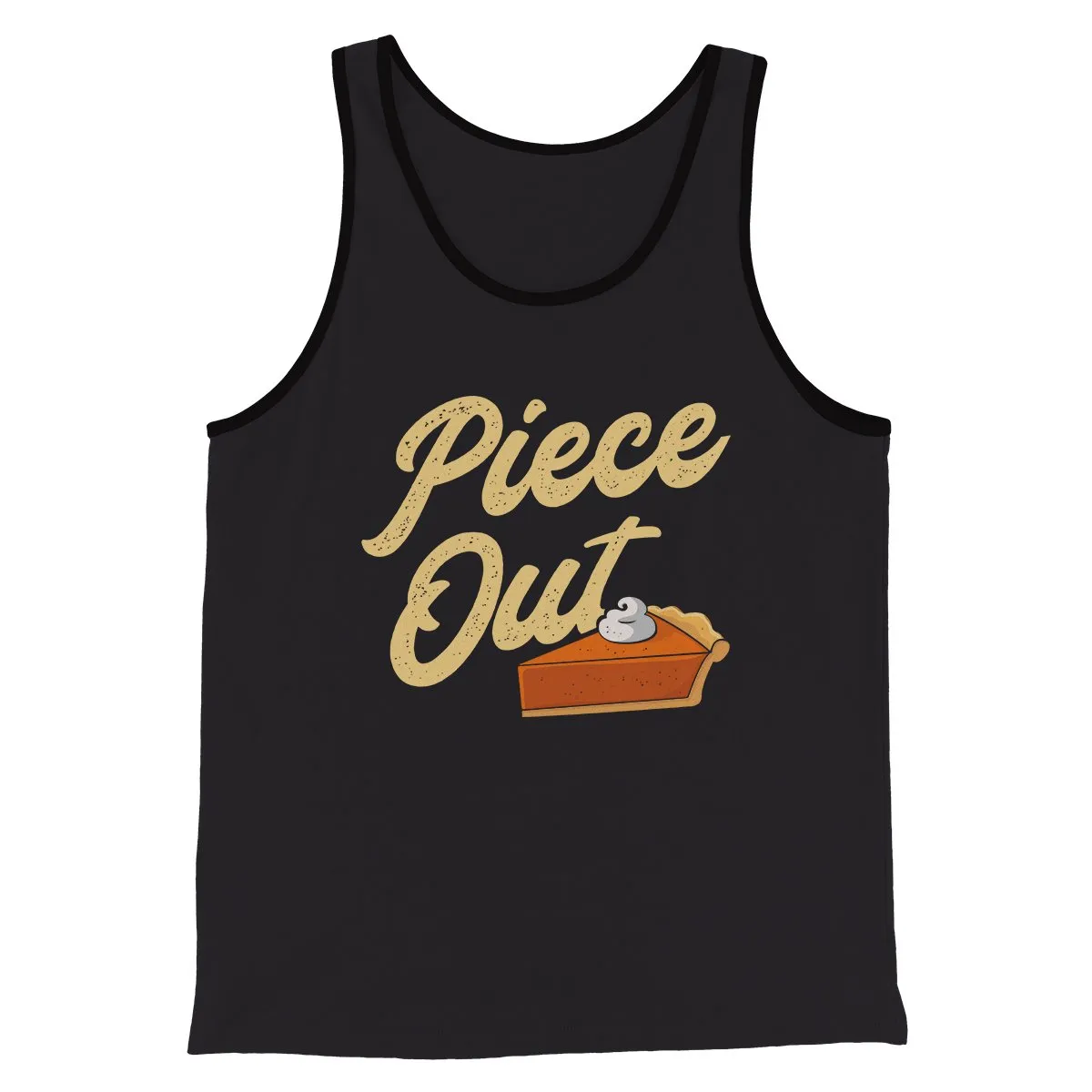 Piece Out Funny Thanksgiving Men/Unisex Tank Top