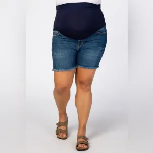 Pinkblush raw hem maternity jeans nwot