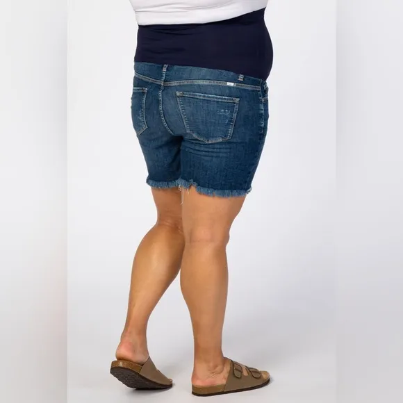Pinkblush raw hem maternity jeans nwot