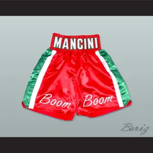 Ray 'Boom Boom' Mancini Red Boxing Shorts
