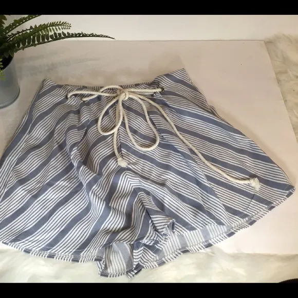 SEEK THE LABEL DRAWSTRING STRIPED SHORTS NWT SZ SM