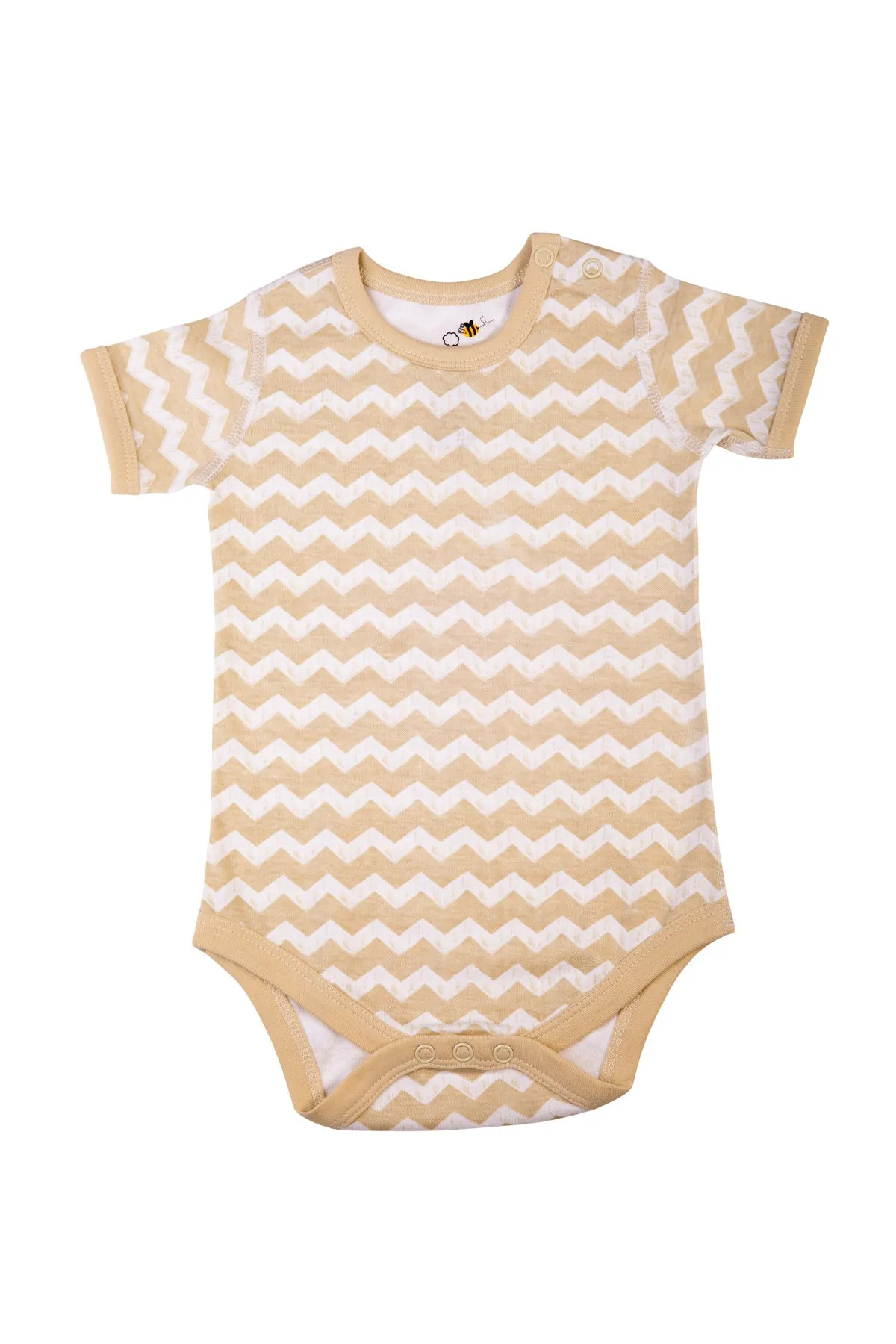 Set of Baby Unisex Organic SS Bodysuits w/Matching Pants (6 Piece Set)