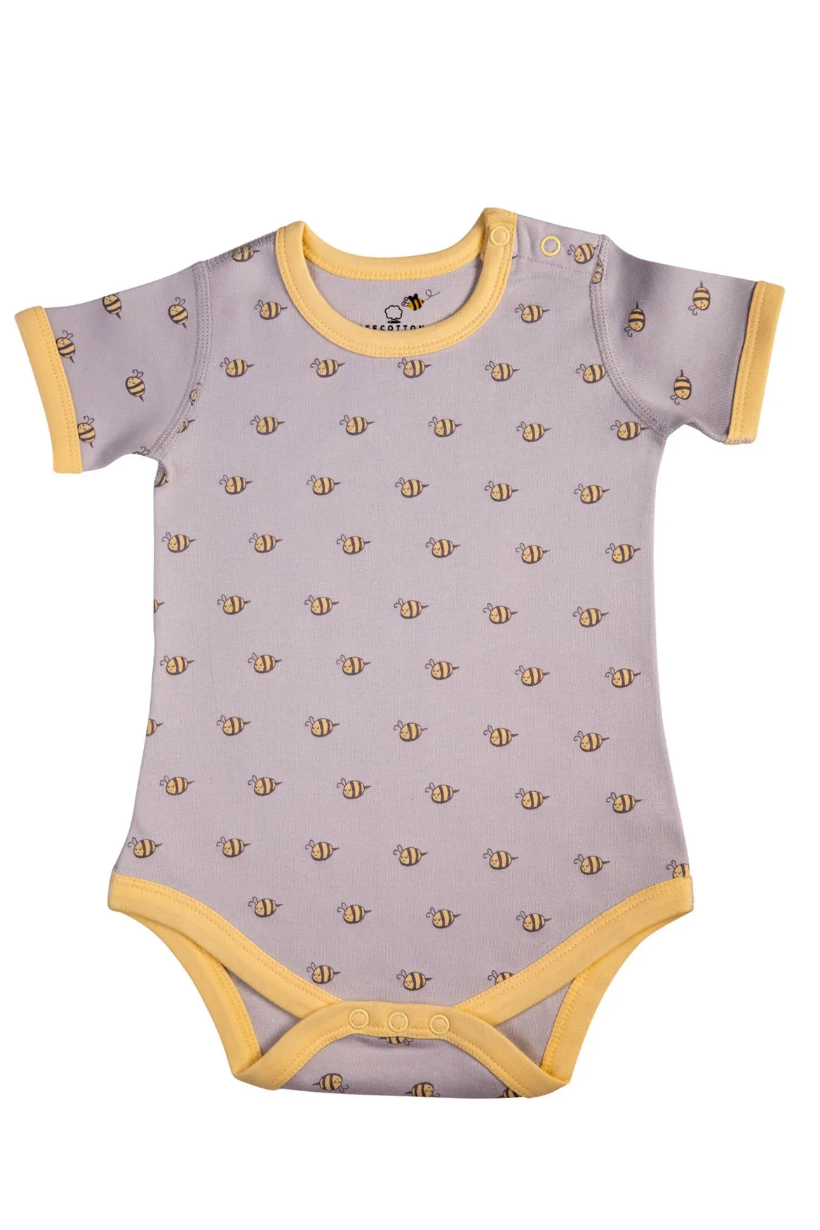 Set of Baby Unisex Organic SS Bodysuits w/Matching Pants (6 Piece Set)