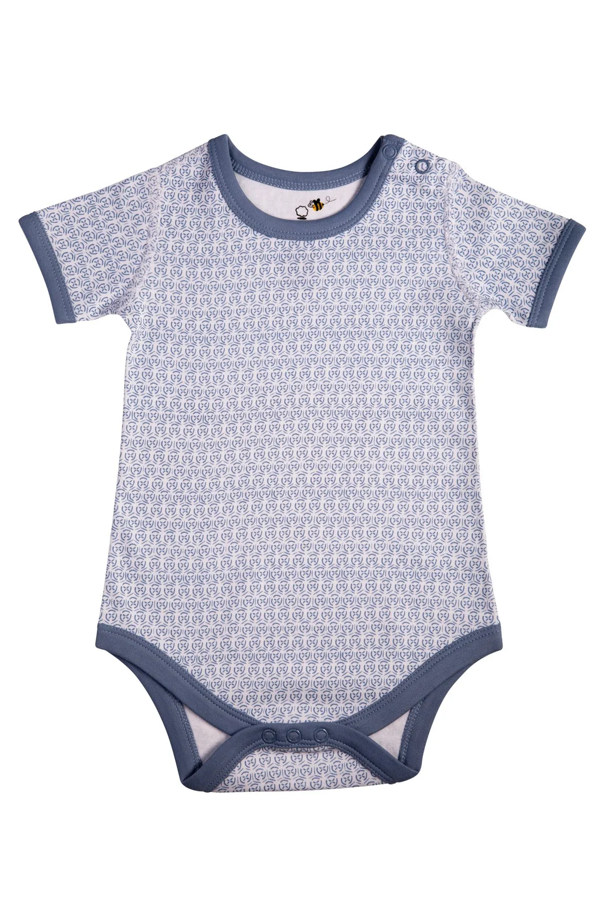 Set of Baby Unisex Organic SS Bodysuits w/Matching Pants (6 Piece Set)