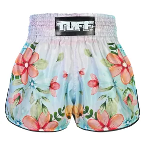 Shorts de Muay Thai Tuff High Cut Retro "Kibo No Hana" Flower Of Hope