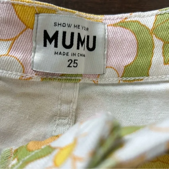 Show Me Your Mumu High Waisted Floral Shorts - NWOT