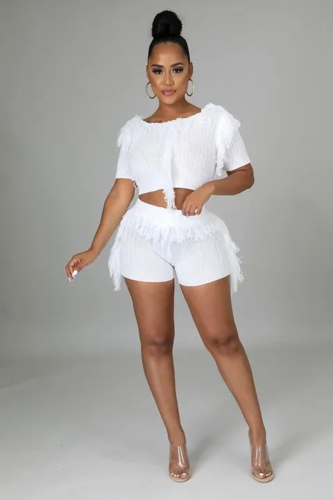 Snow Bunny Short Set