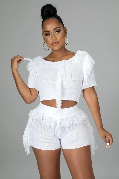 Snow Bunny Short Set