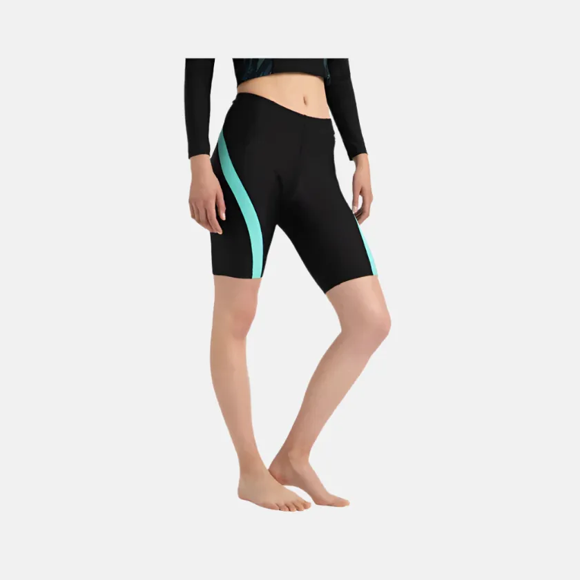 Speedo Endurance10 Sport Women's Mid Shorts -Black/Arctic Glas