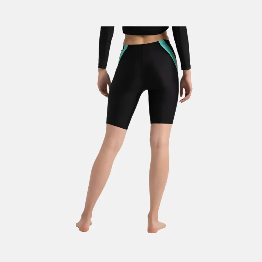 Speedo Endurance10 Sport Women's Mid Shorts -Black/Arctic Glas