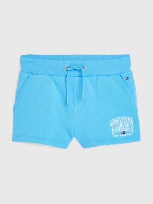 SS22 Tommy Hilfiger Girls Blue Varsity Shorts