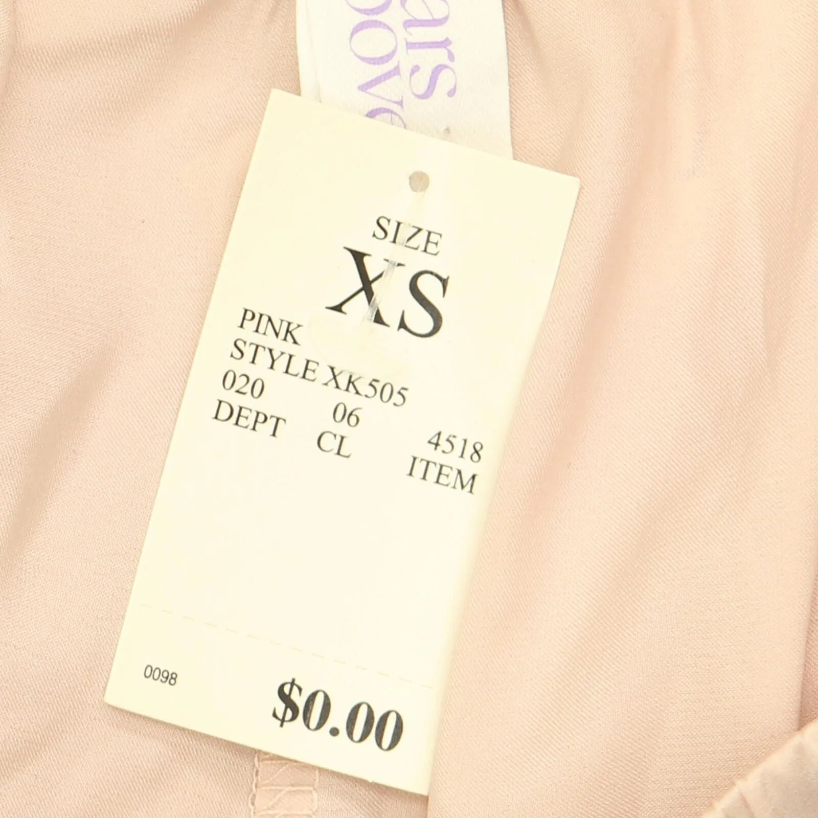 Stars Above Women's 2pc Satin Long Sleeve Top and Shorts Pajama Set Pink XS