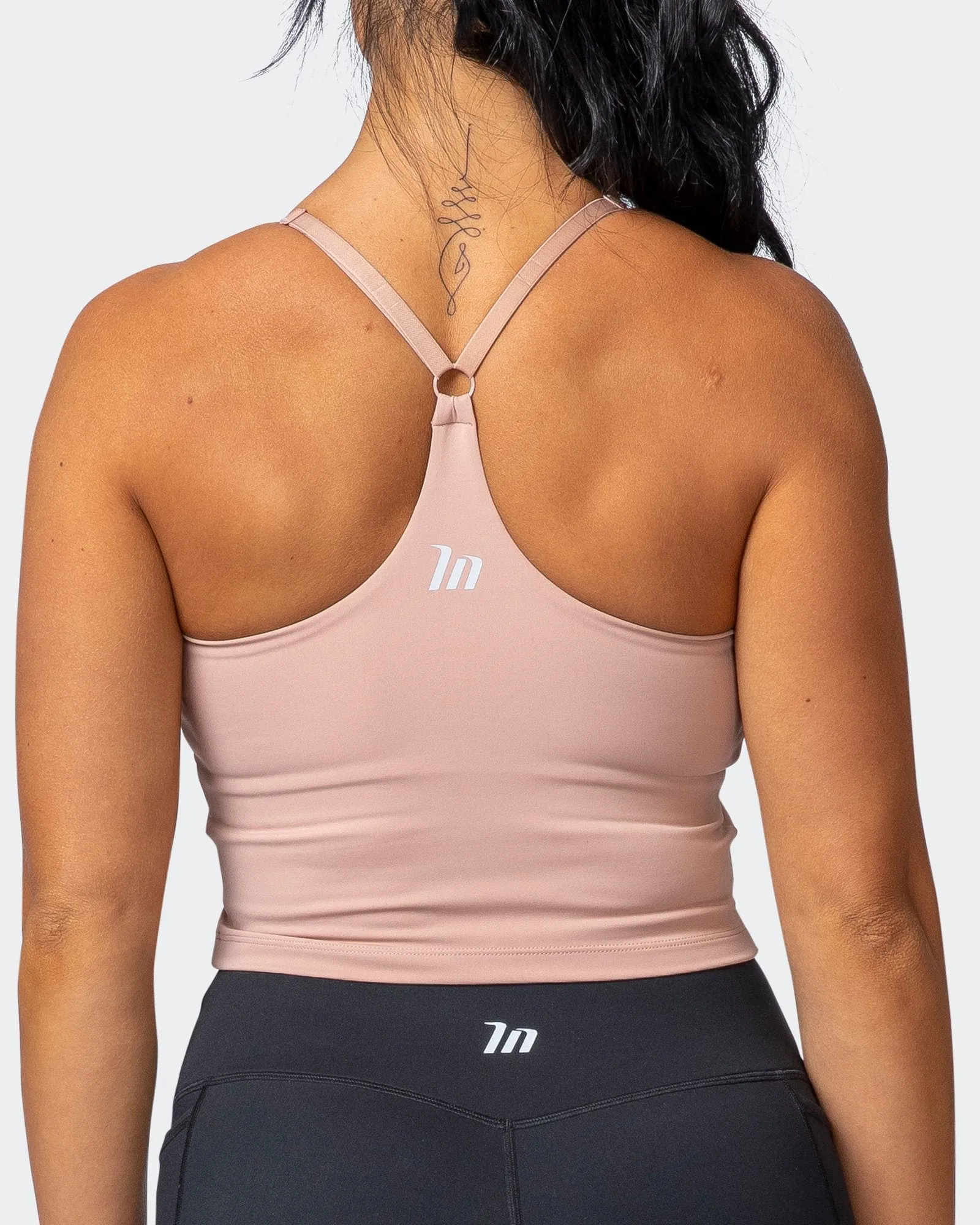Summertime Cropped Tank - Mahogany Rose