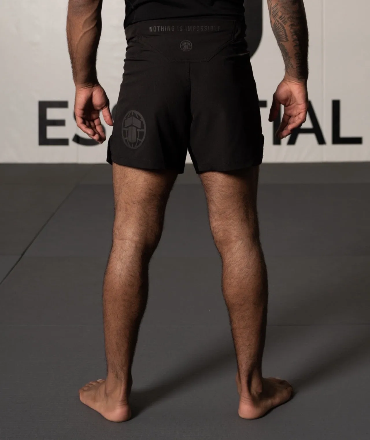 Tatami Pro Grappling Shorts - Black on Black