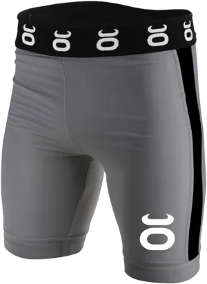 Tenacity Vale Tudo Fight Shorts - Grey Black