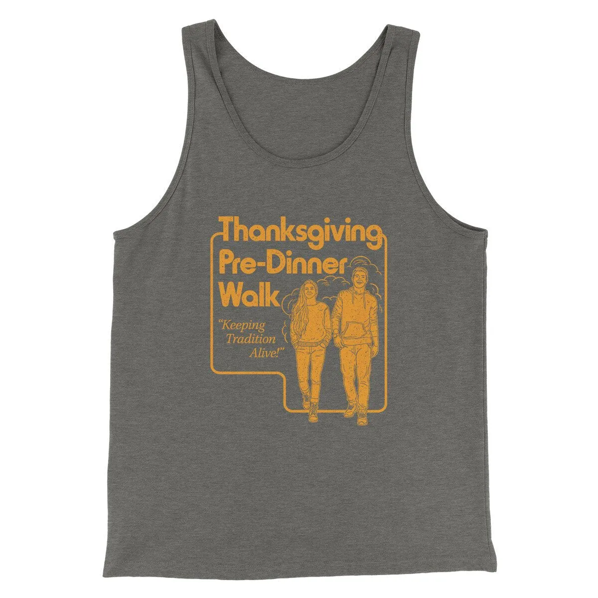 Thanksgiving Pre-Dinner Walk Funny Thanksgiving Men/Unisex Tank Top