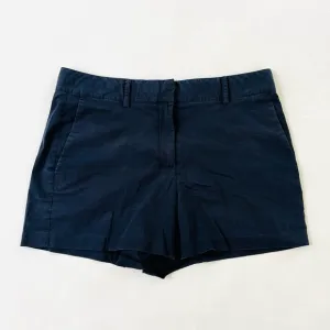 Theory Calila Light Black Poplin Shorts 6