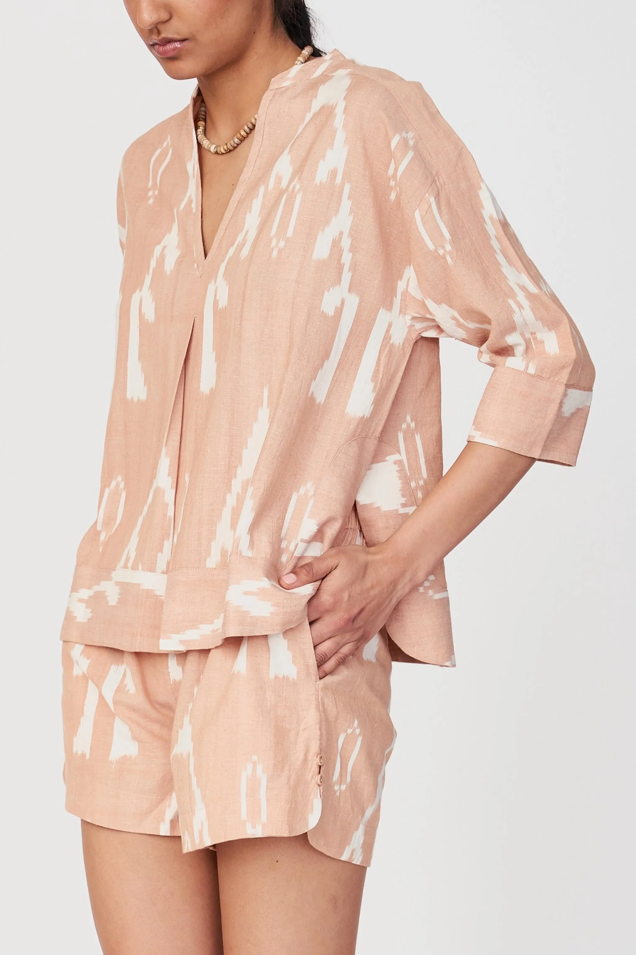 Track Shorts in Conch Ikat