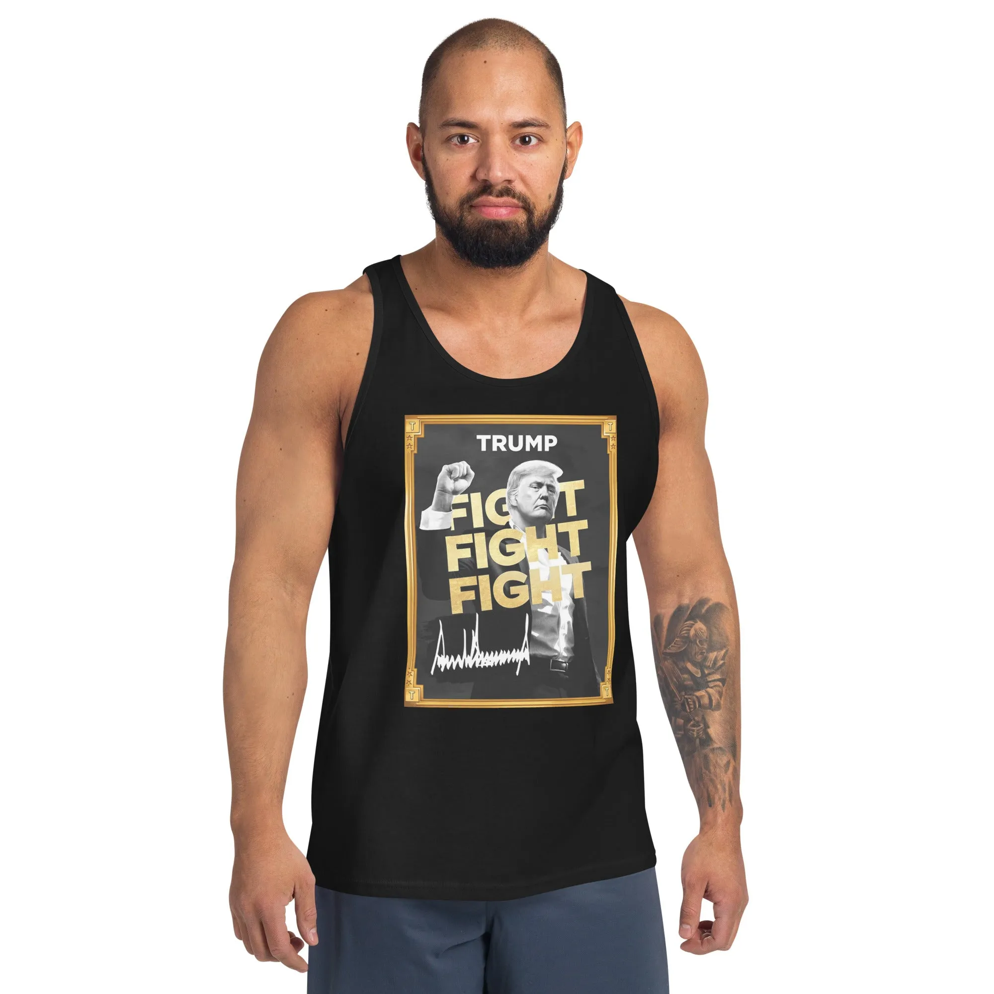 Trump Meme - Fight Fight Fight - Unisex Tank Top