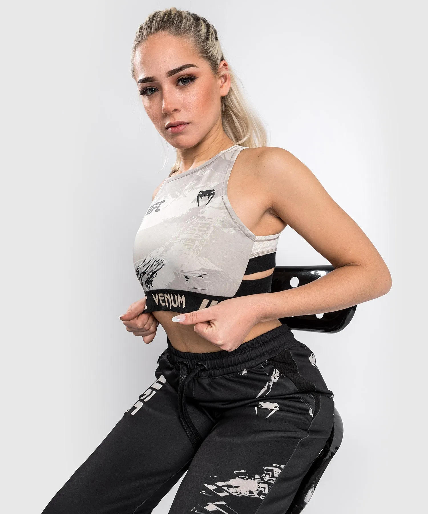UFC Venum Authentic Fight Week 2.0 Sweatpants - Voor Dames - Zwart/Lichtbruin