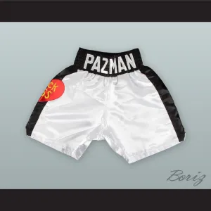 Vinny Paz Kick Ass White Boxing Shorts