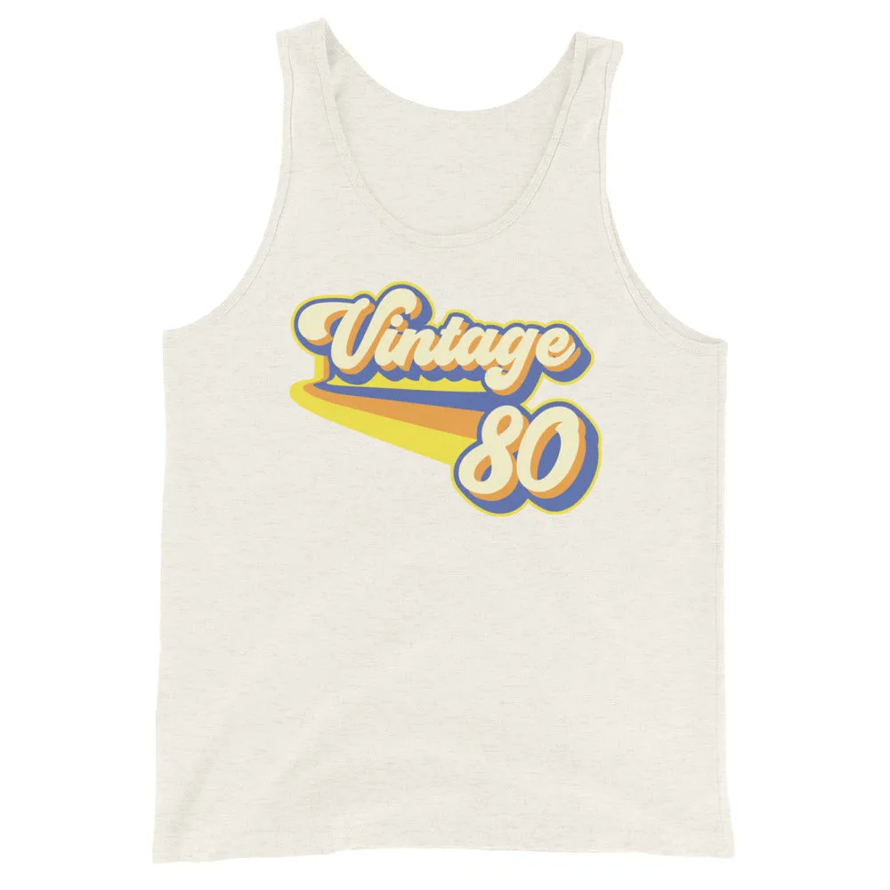 Vintage 1980 Unisex  Tank Top