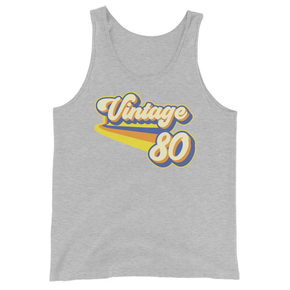 Vintage 1980 Unisex  Tank Top