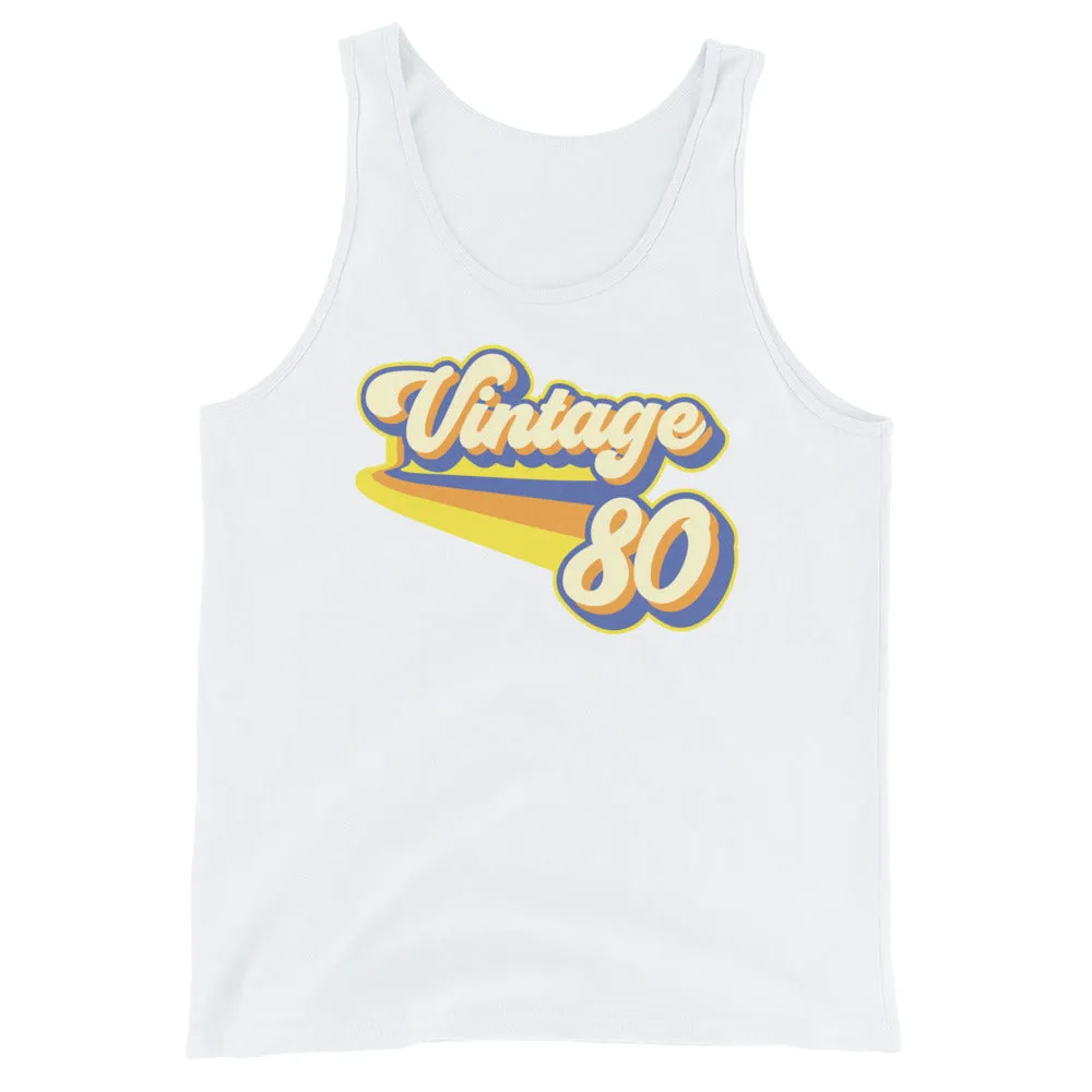 Vintage 1980 Unisex  Tank Top