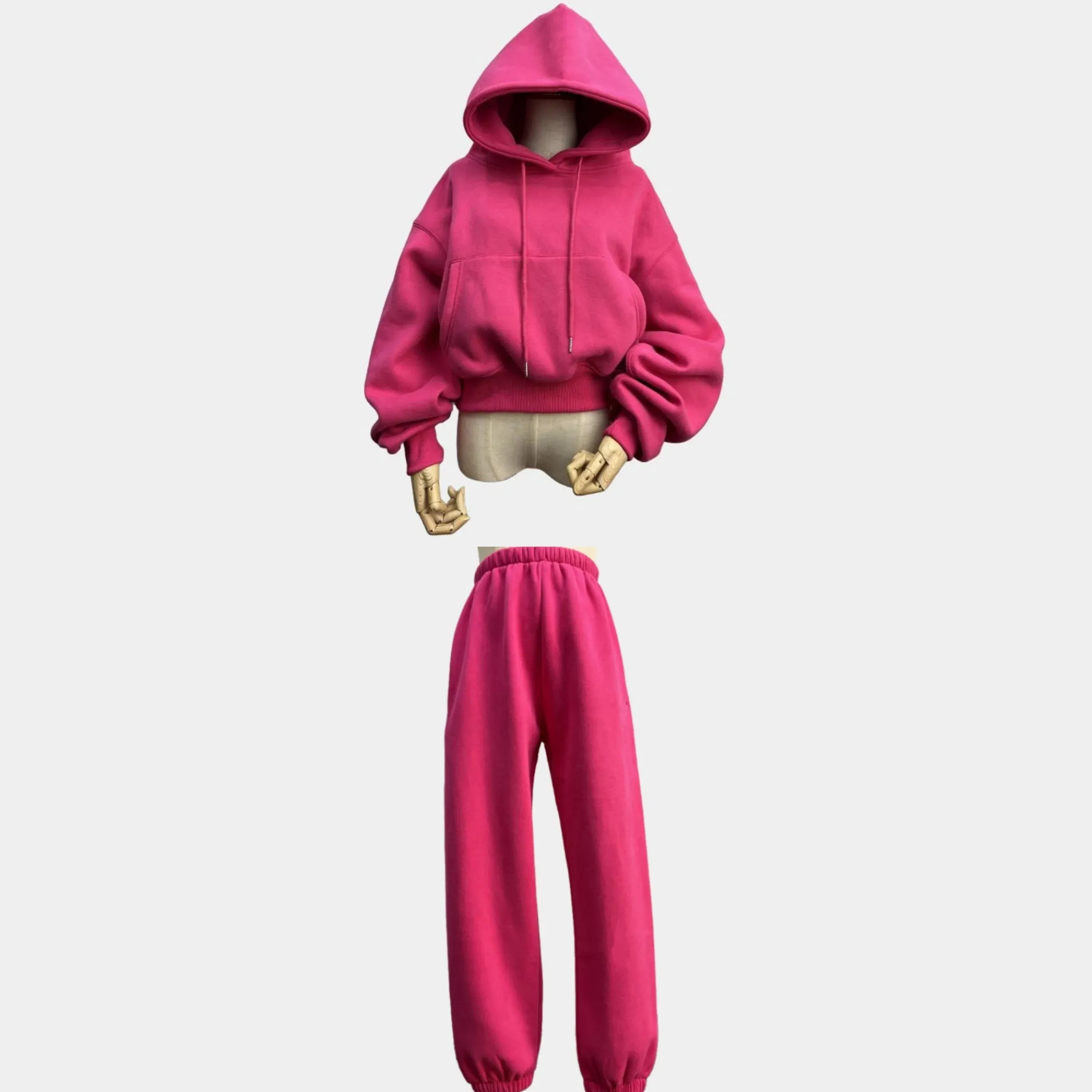 Winter/Spring Women's Fleece Tracksuit Set